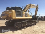 Back of used Komatsu Excavator